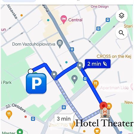 Hotel Theater Belgrade Garni Екстер'єр фото