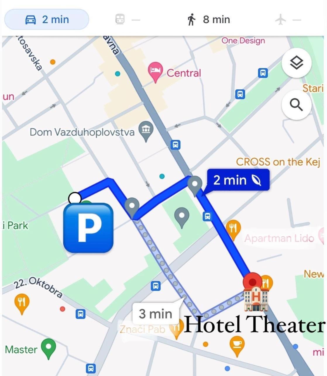 Hotel Theater Belgrade Garni Екстер'єр фото